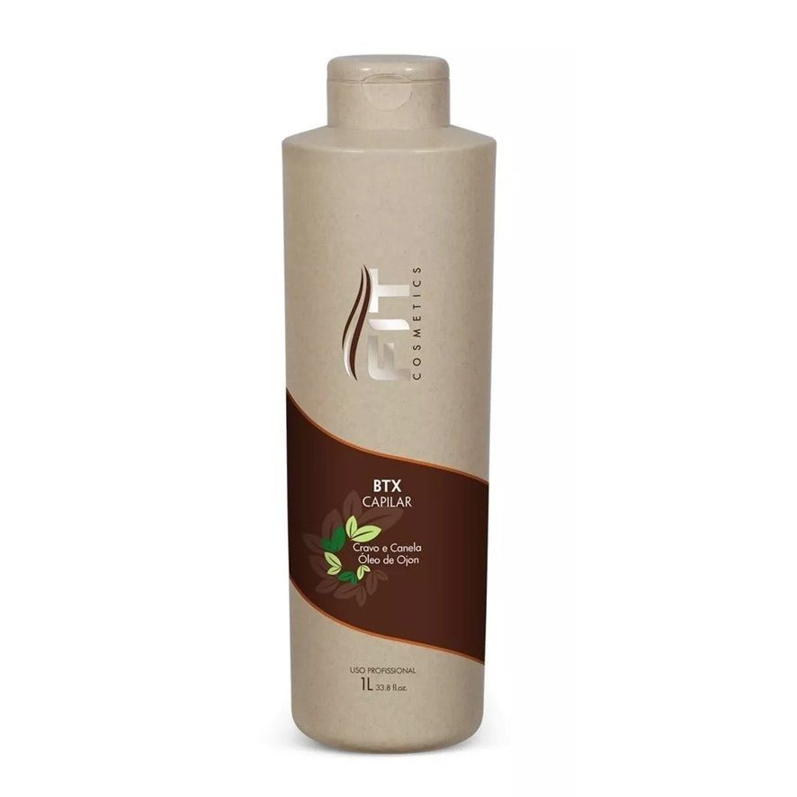 FIT COSMETICS BTX Capillary Carnation and Cinnamon hair treatment bottle, 1000ml, for nourishing hair care.