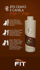 FIT COSMETICS BTX Capillary hair care bottle with carnation and cinnamon extract, 1000ml for nourishing and strengthening hair.