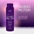 FIT COSMETICS Tanino Protein Progressive Brush hair care product in 1000ml bottle, showing the branded packaging and applicator.