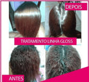 FOX PROFESSIONAL Fox Gloss Progressive Brush Smart Keratin Treatment Kit with two 1000ml bottles for hair smoothing and repair.