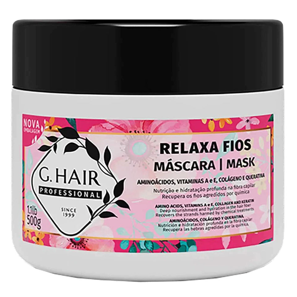 G.Hair Relaxa Fios Mask Nutrition and Hydration Mask 500g/16.9oz. - BuyBrazil