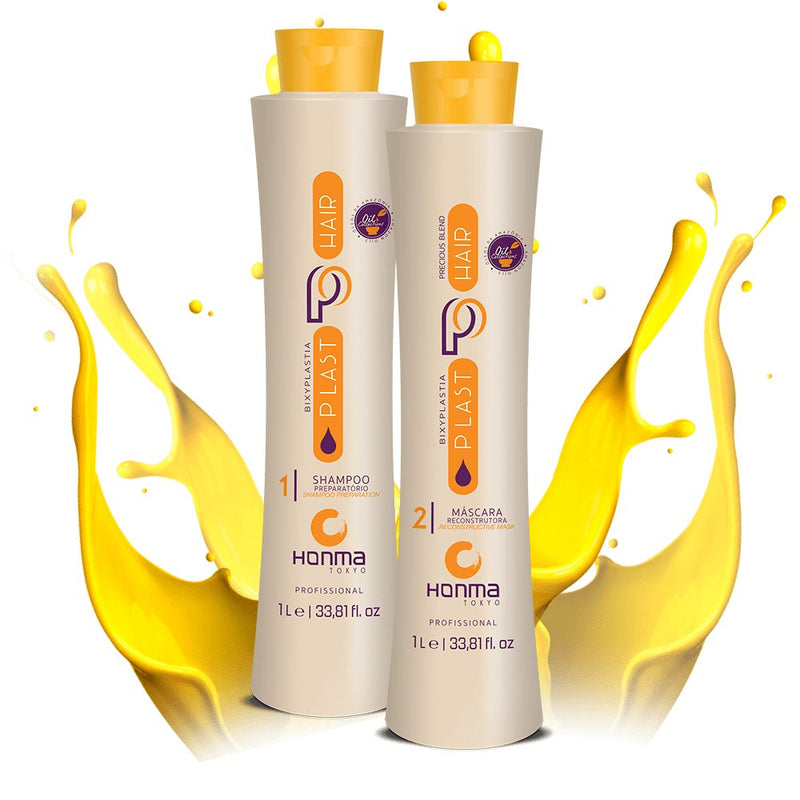 Honma Tokyo Bixyplastia Kit Plast Hair 2x1000ml/33.8 fl.oz. - BuyBrazil