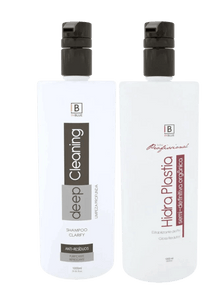 Inblue Professional - Deep Clean Inblue Shampoo Kit And Hydra Plastia Brush 2x1l - BuyBrazil