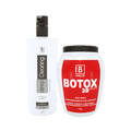 Inblue Professional - Inblue E Btox 3d White Antifrizz Deep Clean Shampoo Kit - BuyBrazil