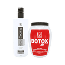 Inblue Professional - Inblue E Btox 3d White Antifrizz Deep Clean Shampoo Kit - BuyBrazil
