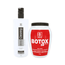 Inblue Professional - Inblue E Btox 3d White Antifrizz Deep Clean Shampoo Kit - BuyBrazil