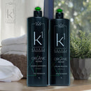 K1 Cosmetics kit Organic Repair Progressive Brush Without Formaldehyde Anti-residue Shampoo and Volume Reducer 2x1000ml/33.8 fl.oz - BuyBrazil