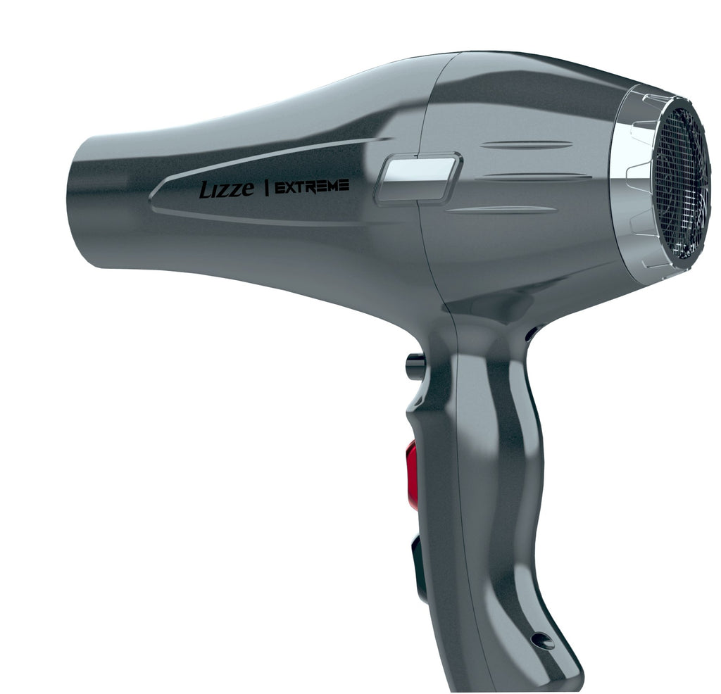 Lizze Professional Ultra Fast Extreme Hair Dryer with 2400W power and 200°C heat setting for quick styling.