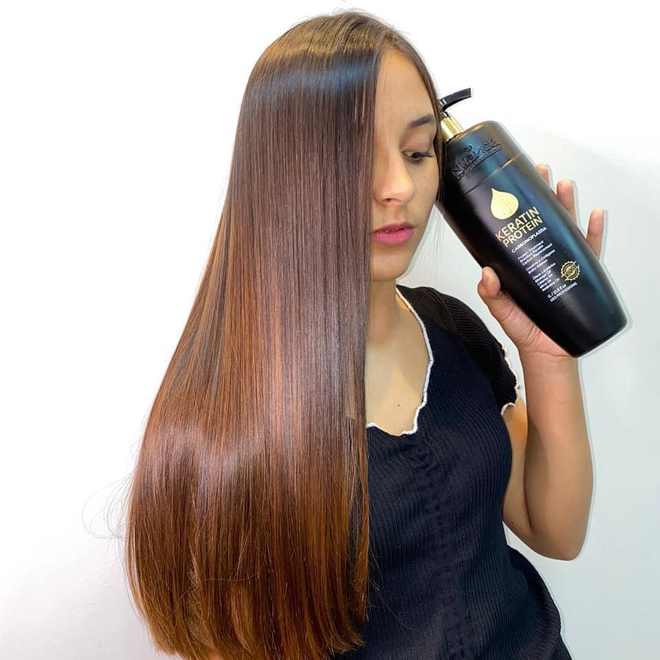 Nuance Professional Carbon Protein Cabonoplasty Hair Treatment bottle, 100ml, for Brazilian hair care and repair.