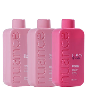 Nuance Professional - Perfect Smooth Organic Brush + Glow Day Shampoo 1l + Glow Day Mask 1l Nuance - BuyBrazil