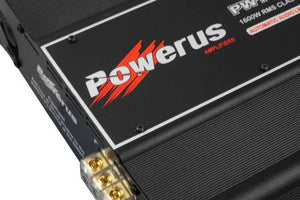 Powerus PW1600 1 ohm Amplifier Sound Car 1600 Watts RMS - BuyBrazil