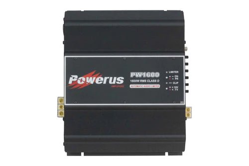 Powerus PW1600 1 ohm Amplifier Sound Car 1600 Watts RMS - BuyBrazil