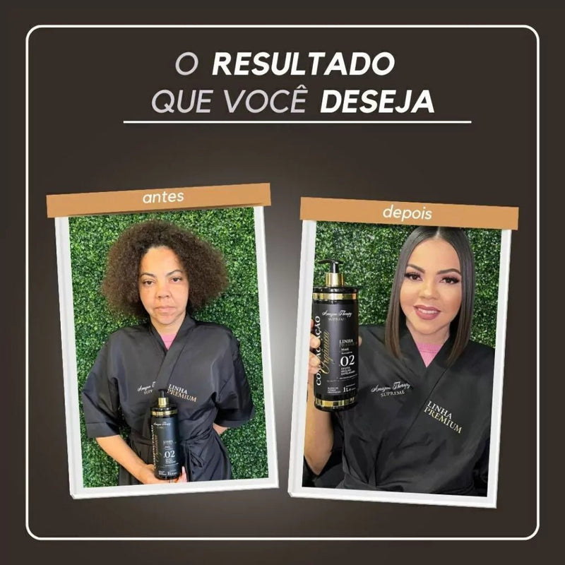 Professional Organic Progressive Kit Premium Line - Amazon Therapy Supreme Organic Compaction - BuyBrazil