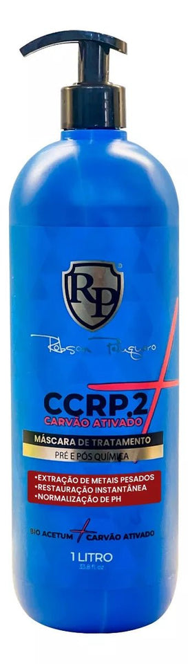 Robson Peluquero - CCRP Activated Charcoal 2X1000ml/33.8fl.oz. - BuyBrazil