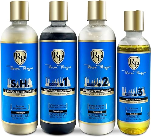 Robson Peluquero Kit CCRP 4 Steps Professional Hair Reconstruction - BuyBrazil