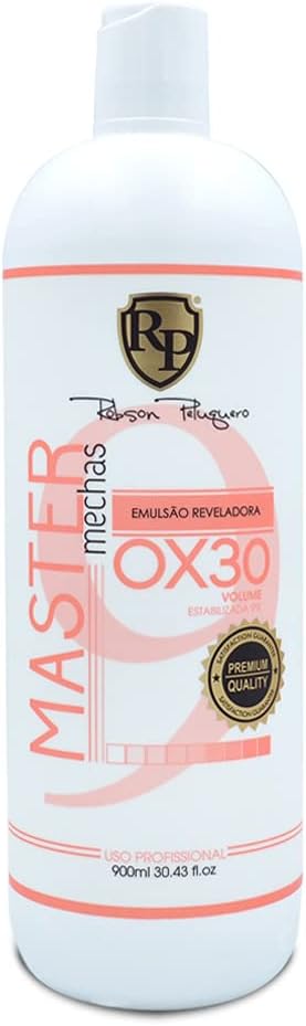 Robson Peluquero - Master Locks 500g/16.9 Fl.Oz + Ox 30 Volumes Revealing Emulsion 900ml - BuyBrazil