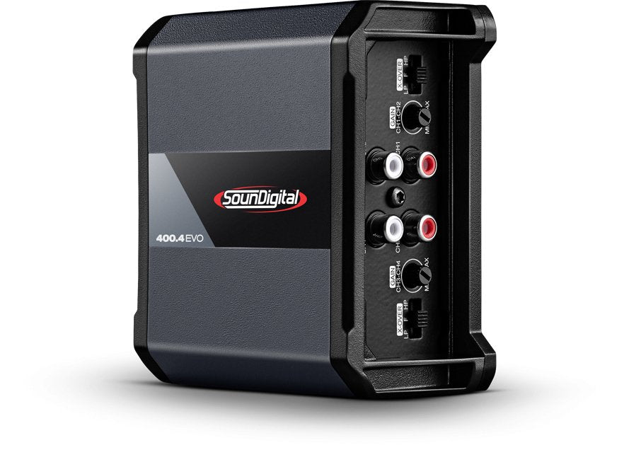 Soundigital SD400.4 EVO 4.0 - 4 OHMS Car Audio Amplifier 400 Watts RMS - BuyBrazil