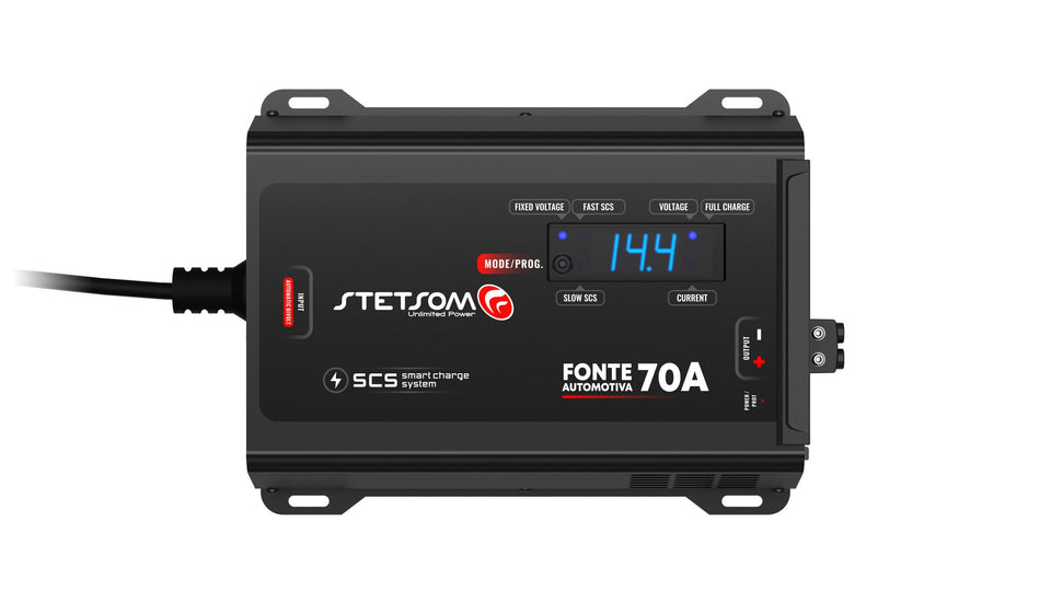 Stetsom Infinite Black Fonte 70 Battery Charger Car Audio Power Supply 70A - BuyBrazil
