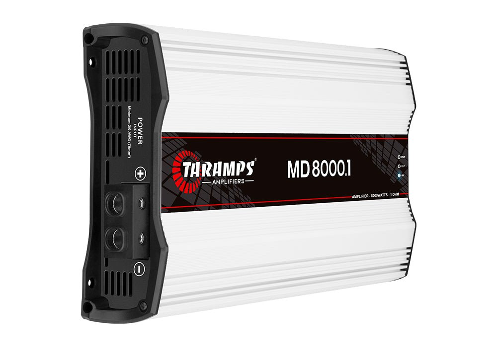 TARAMPS MD8000.1 AMPLIFICADOR DE AUDIO PARA COCHE DE 8000 WATTS RMS
