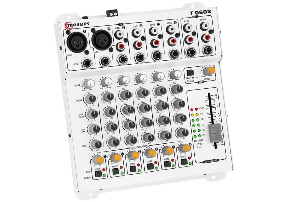 Taramps Audio Mixer T 0602 Automotive Sound Desk Six Channels - BuyBrazil