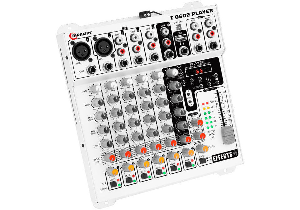 Taramps Audio Mixer T 0602 Player Automotive Sound Desk Six Channels - BuyBrazil