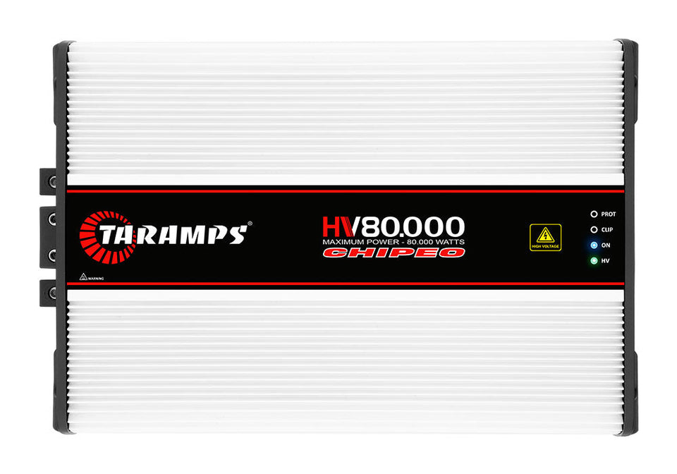 Taramps HV80.000 Car Audio Amplifier 0.5 Ohm 1 Channel 80.000 Watts RMS - BuyBrazil