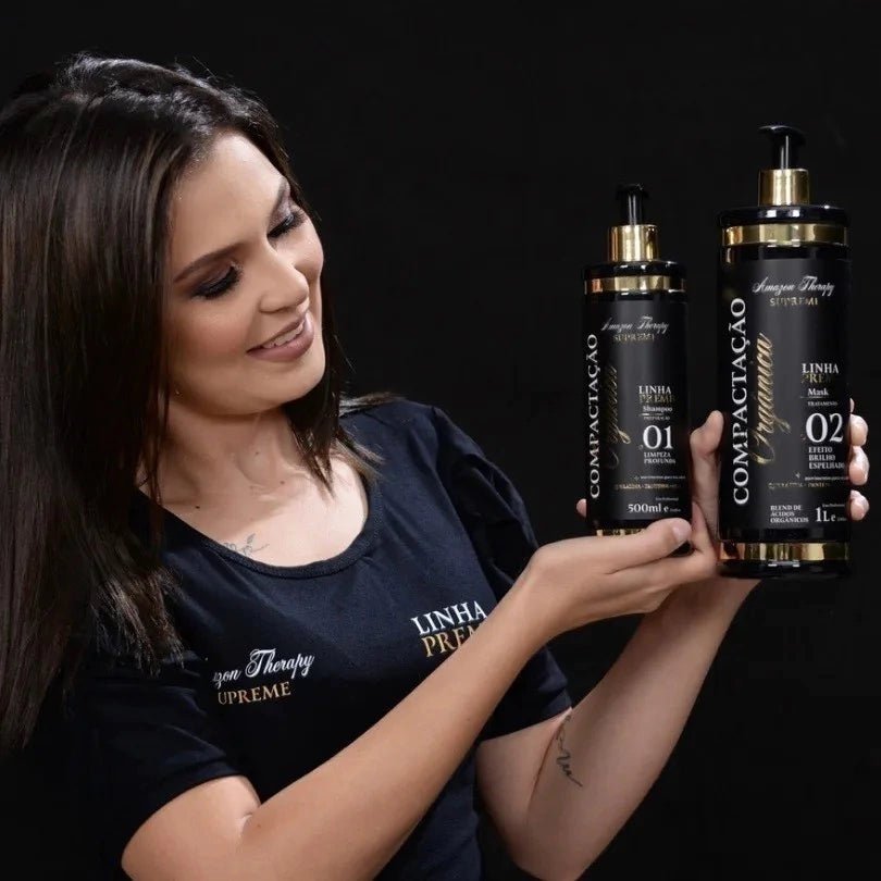 Professional Organic Progressive Kit Premium Line - Amazon Therapy Supreme Organic Compaction - BuyBrazil